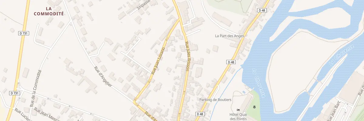 Plan du 77 Rue Jules Brisson à Cognac