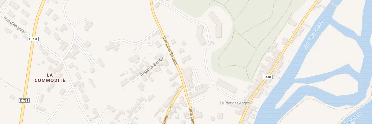 Plan du 134 Rue Jules Brisson à Cognac