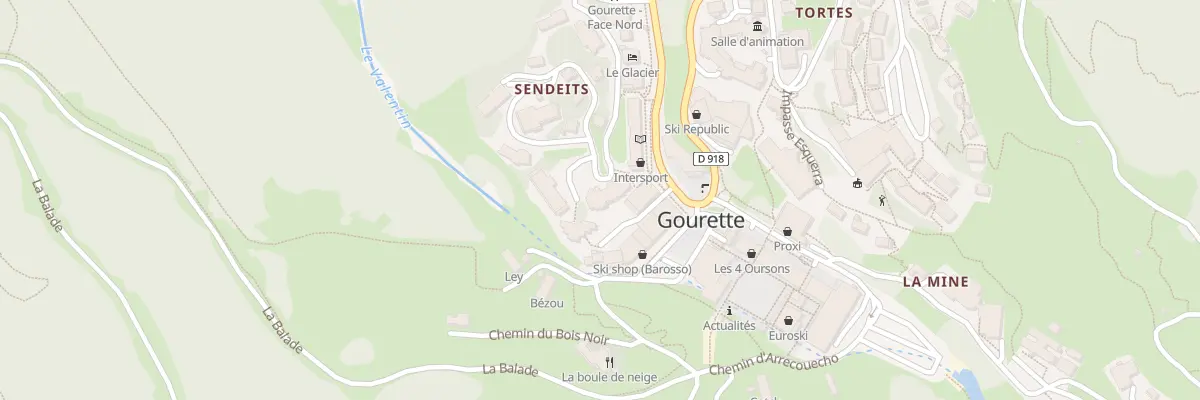 Plan du 1 Rue Sendeits à Eaux-Bonnes