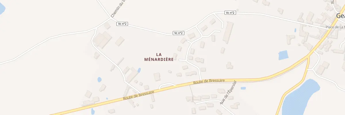 Plan du 1 Lot La Menardiere à Geay