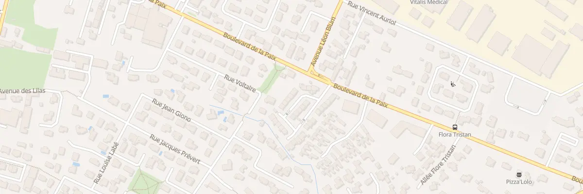 Plan du 17 Rue des Genêts à Pau