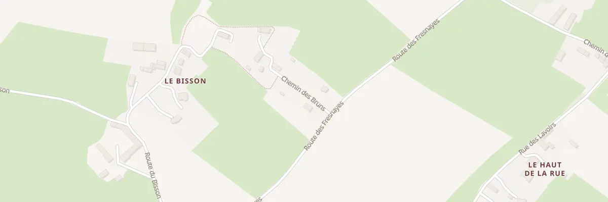 Plan du 1 Che des Bruns à Saint-Germain-Langot