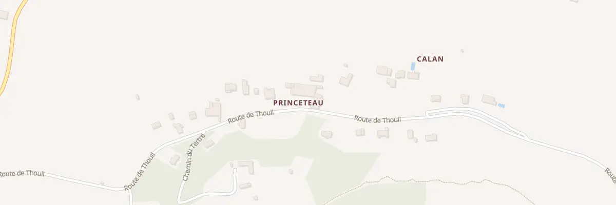 Plan du 1006 Rte de Thouil à Villegouge