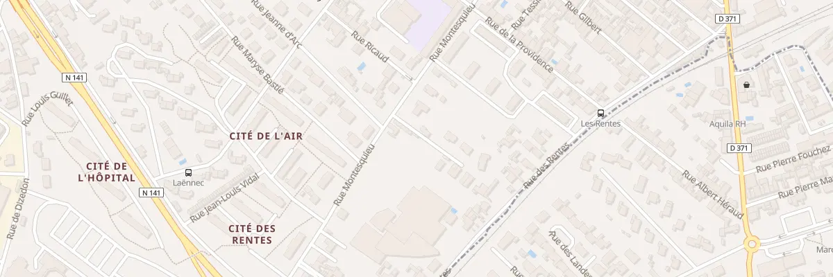 Plan du 43 Rue Montesquieu à Cognac