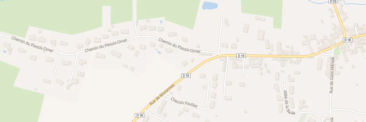 Plan du 54 Rue de Morannes à Précigné