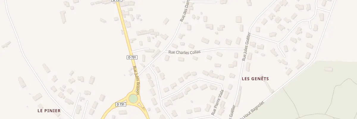 Plan du 2 Rue Charles Collas à Cognac