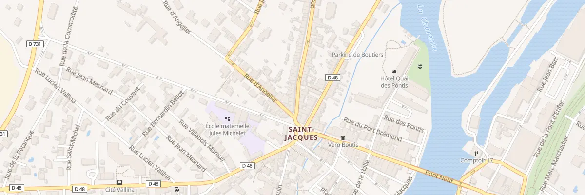 Plan du 11 Rue Jules Brisson à Cognac