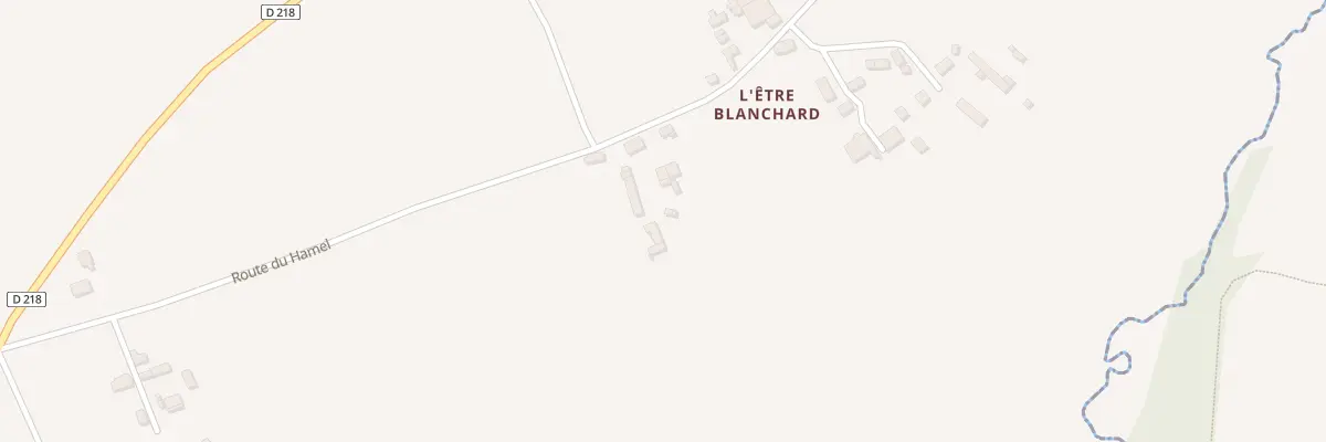 Plan du 460 Rte du Hamel à Lonlay-le-Tesson