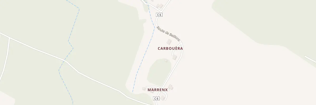 Plan du 945 Rte de Beillons à Pouydesseaux