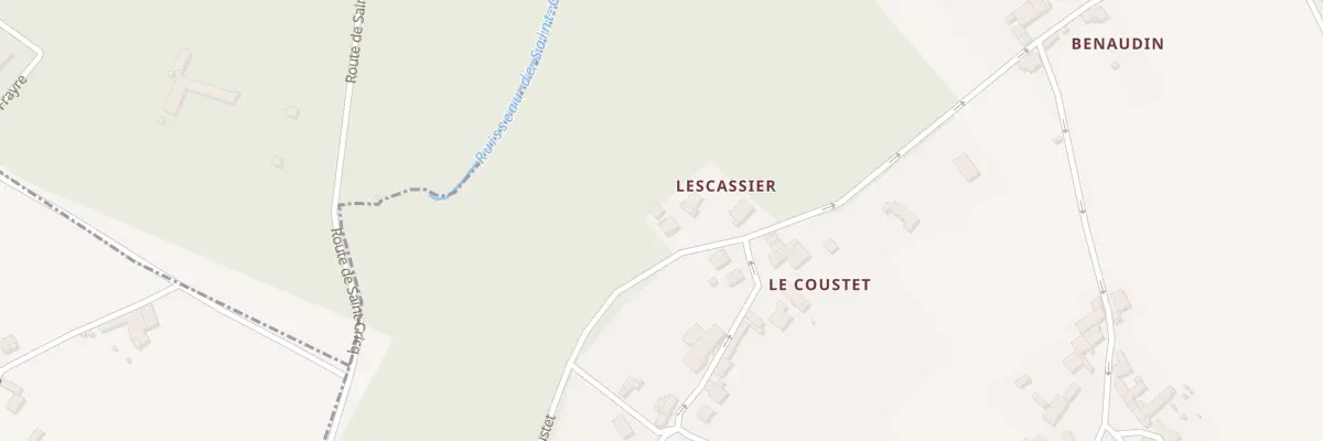 Plan du 6 Le Coustet à Barsac