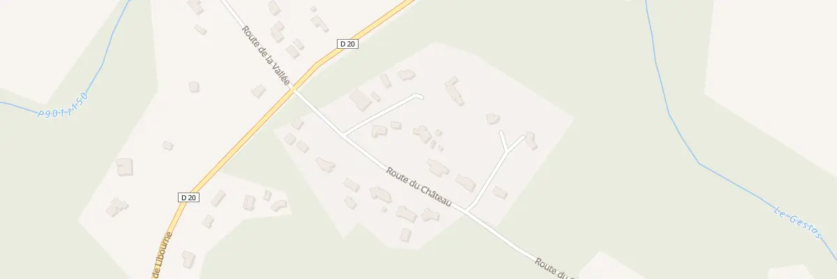 Plan du 9 Lot Bois de Barrault à Cursan