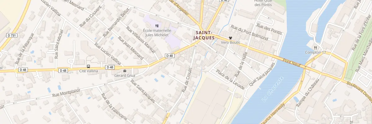 Plan du 14 Rue de Crouin à Cognac