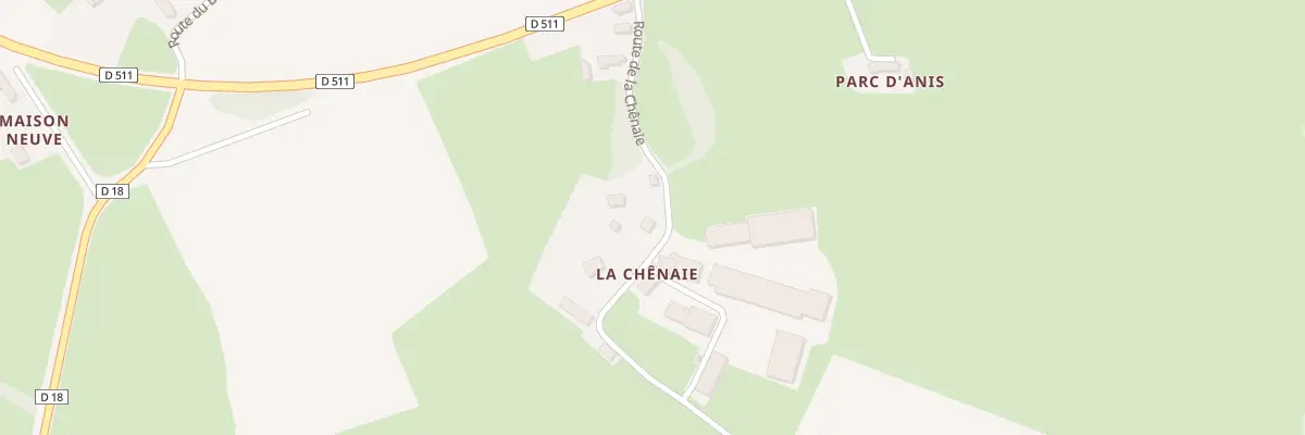 Plan du 10 Rte de la Chenaie au Détroit