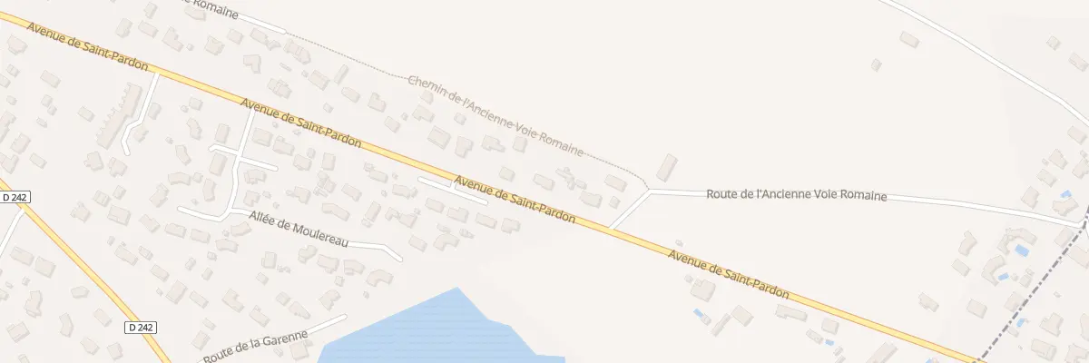 Plan du 156 Av de Saint-pardon à Izon