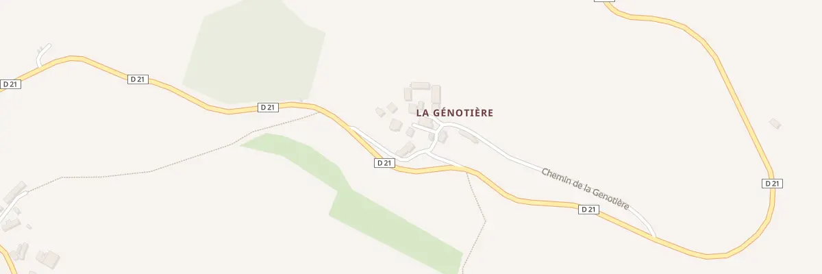 Plan du 109 Che de la Genotière à Putanges-le-Lac