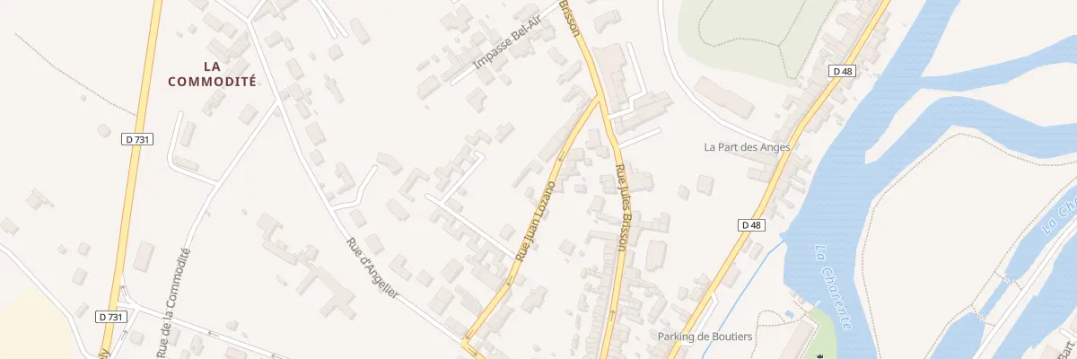 Plan du 17 Rue Jean Lozano à Cognac