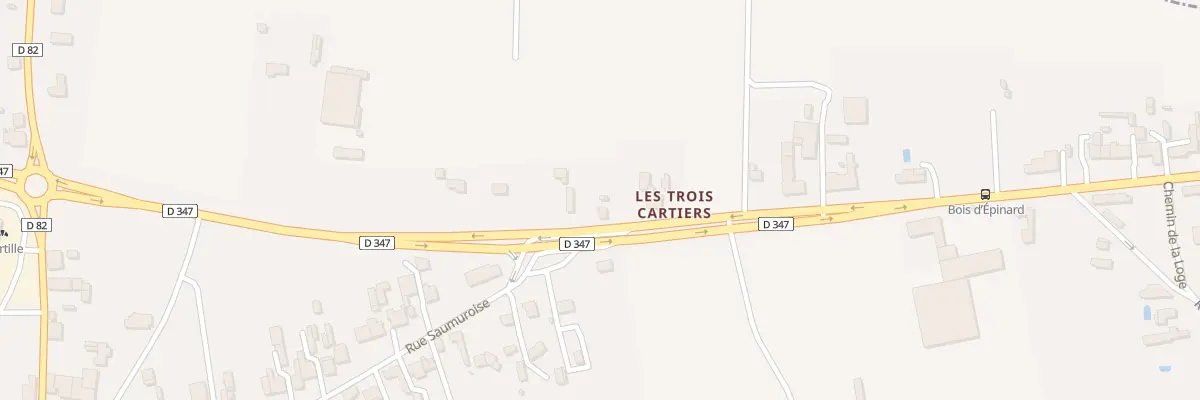 Plan du 33 Rue Rd 347 à Loire-Authion