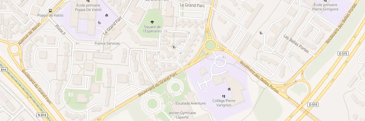 Plan du 510 Bd du Grand Parc à Hérouville-Saint-Clair