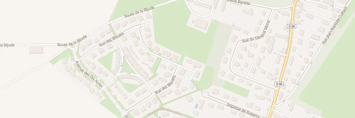 Plan du 20 Rue des Bleuets à Biéville-Beuville