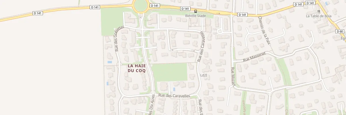 Plan du 5 Rue des Doris à Biéville-Beuville