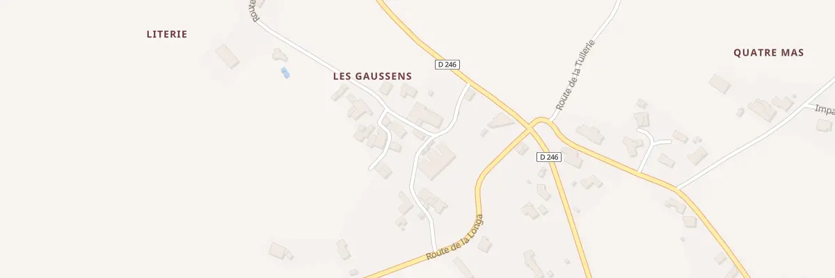 Plan des Gaussens à Vérac