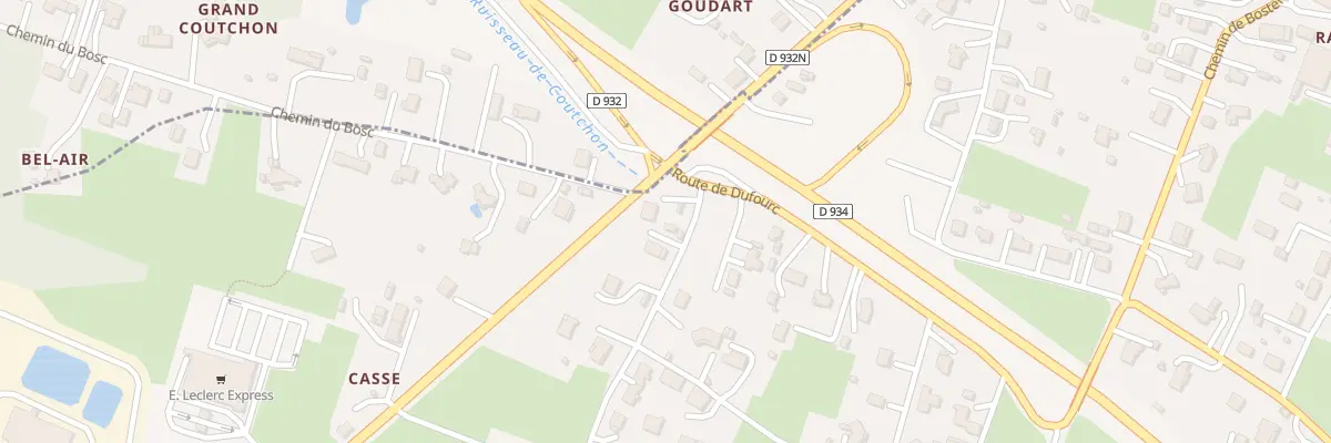 Plan du 363 Rte du Dufourc à Sarbazan