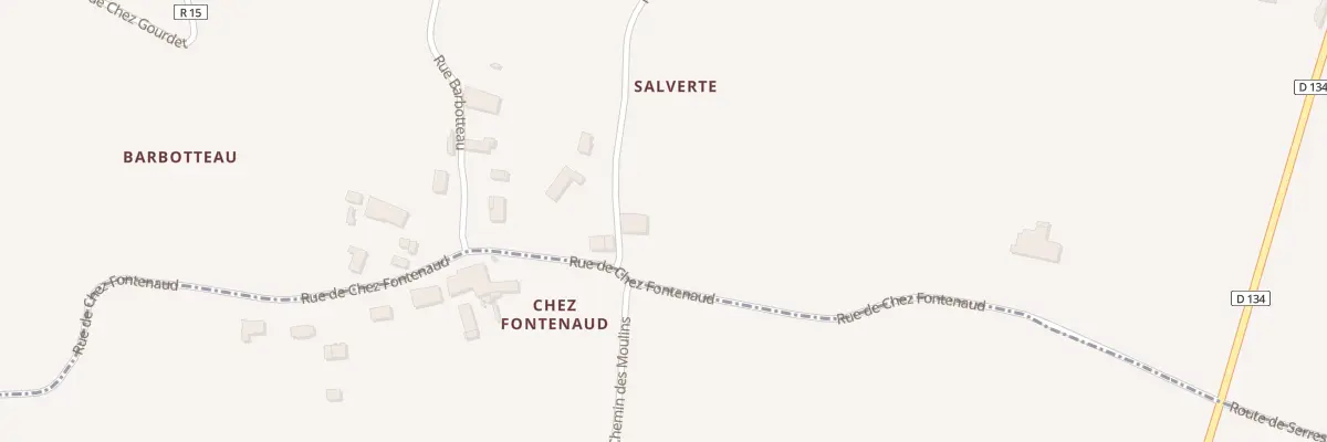 Plan du 5022 Les Salvertes à Pommiers-Moulons