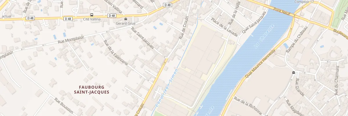 Plan du 51 Rue de Crouin à Cognac