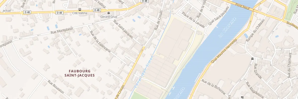 Plan du 53 Rue de Crouin à Cognac