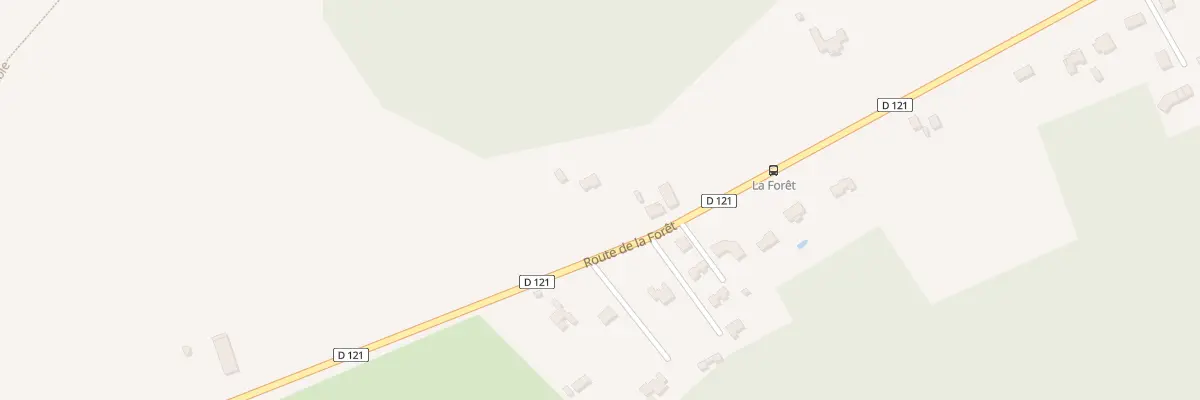 Plan du 22 Rte de la Forêt à Créon