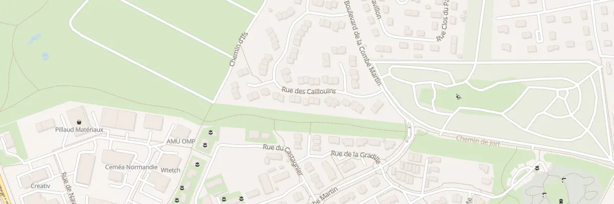 Plan du 74 Rue des Caillouins à Cormelles-le-Royal