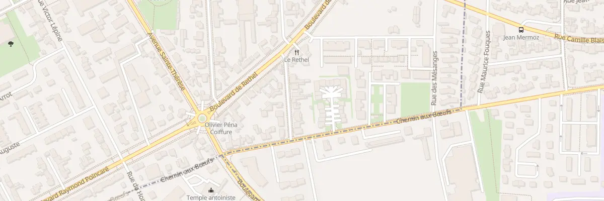Plan du 57 Rue de la Marne à Caen