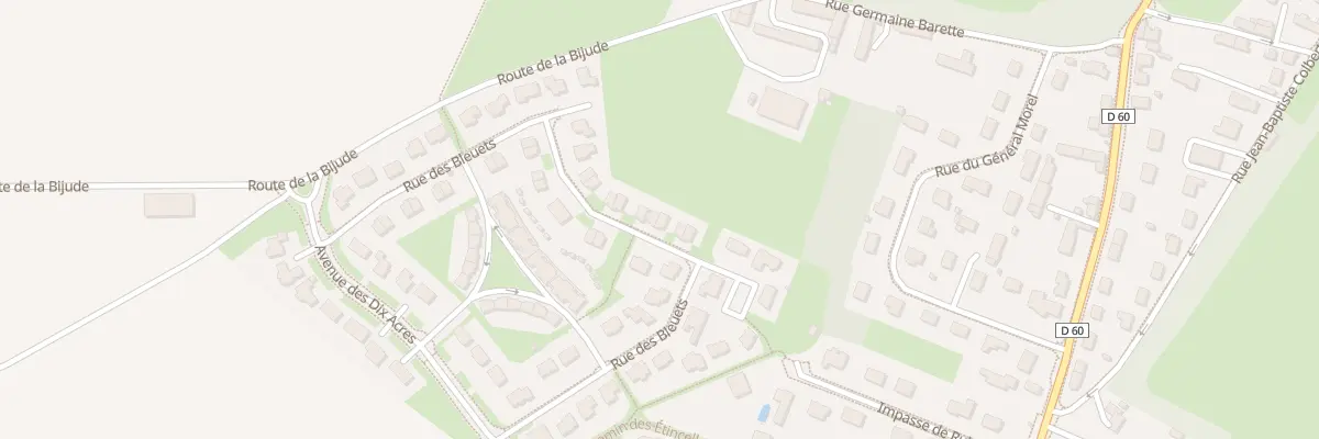 Plan du 24 Rue des Bleuets à Biéville-Beuville