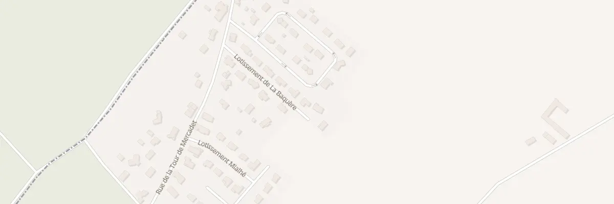 Plan du 7 Lot la Baquère à Barsac