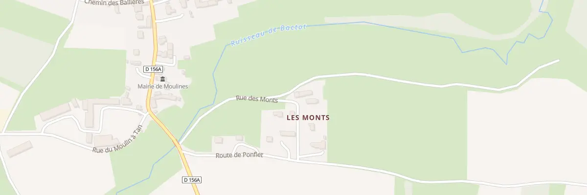 Plan du 12 Rue des Monts à Moulines