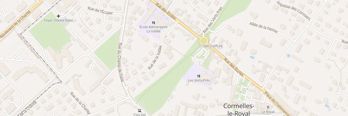 Plan du 5 Rue de la Vallée à Cormelles-le-Royal