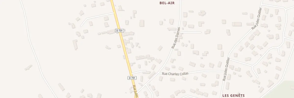 Plan du 216 Rue Jules Brisson à Cognac