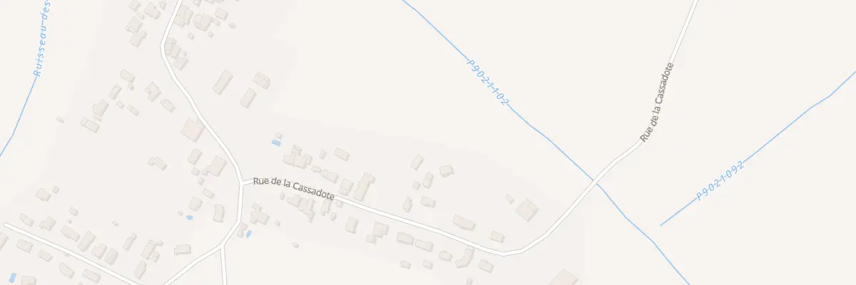 Plan du 38 Rue de la Cassadote à Izon