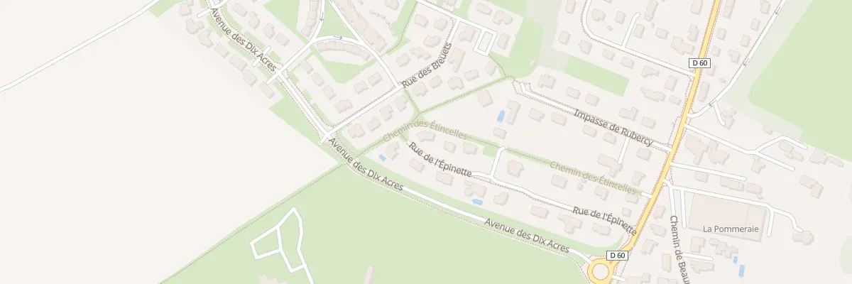 Plan du 10 Rue de l’Épinette à Biéville-Beuville
