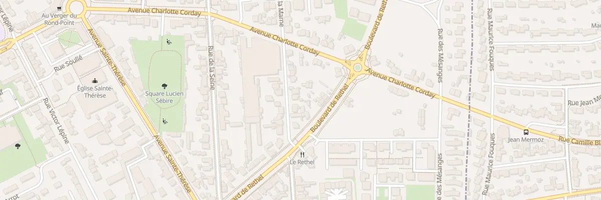 Plan du 39 Rue de la Marne à Caen