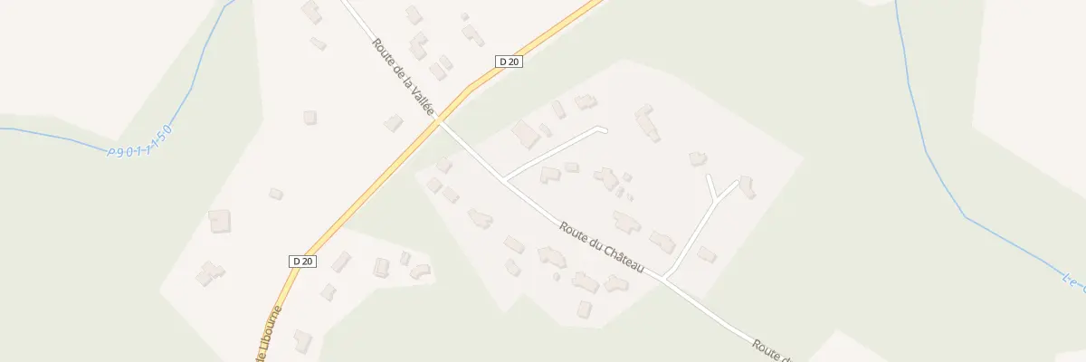 Plan du 10 Lot Bois de Barrault à Cursan
