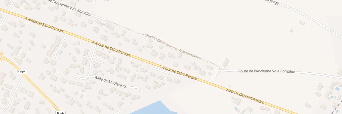 Plan du 146 Av de Saint-pardon à Izon