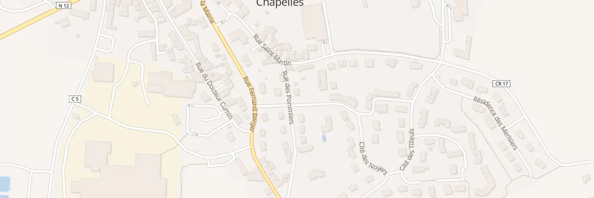 Plan du 1 Rue des Pommiers à Javron-les-Chapelles