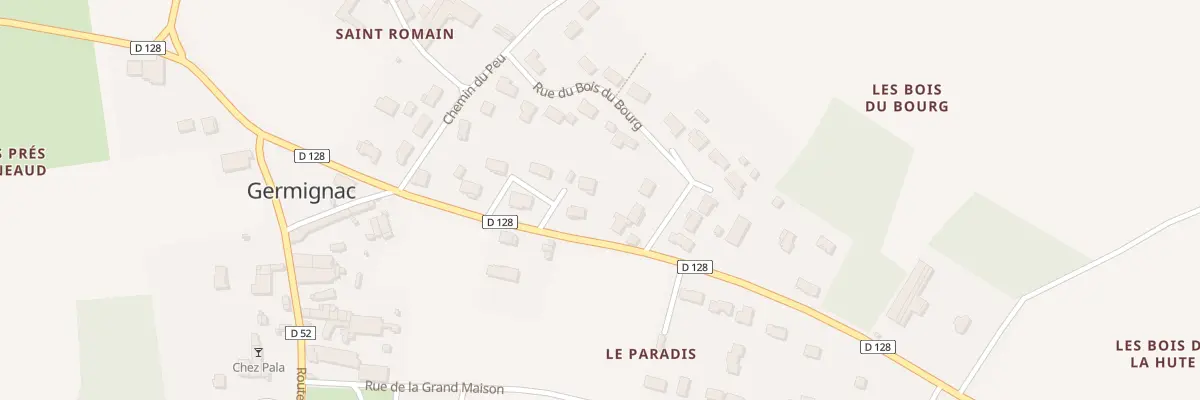 Plan du 7 All des Thuyas à Germignac
