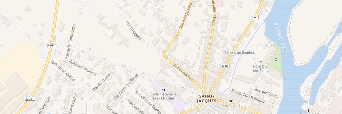 Plan du 58 Rue d’Angelier à Cognac