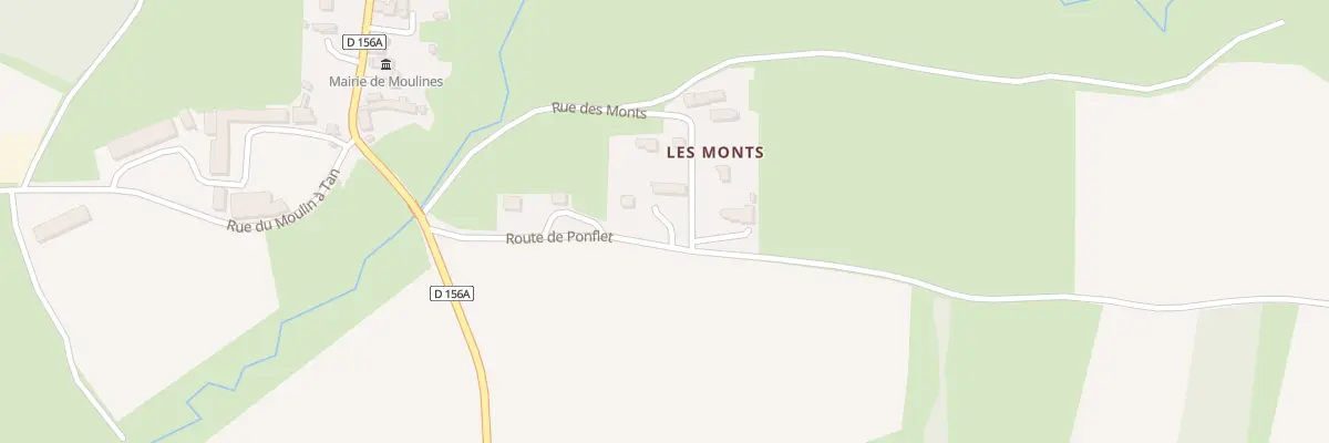 Plan du 17 Rte de Ponflet à Moulines