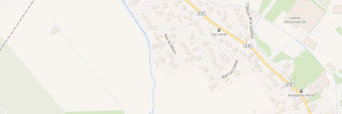 Plan du 1 Imp de l’Arriu à Rontignon