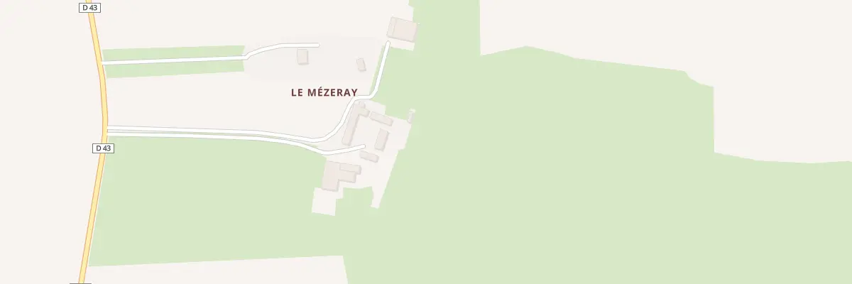 Plan du 4 Le Mézeray à Tréprel