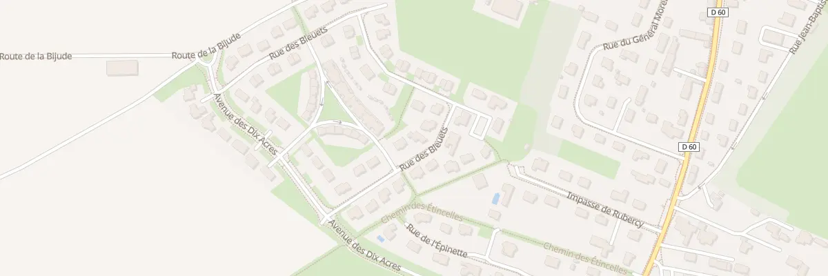 Plan du 7 Rue des Bleuets à Biéville-Beuville