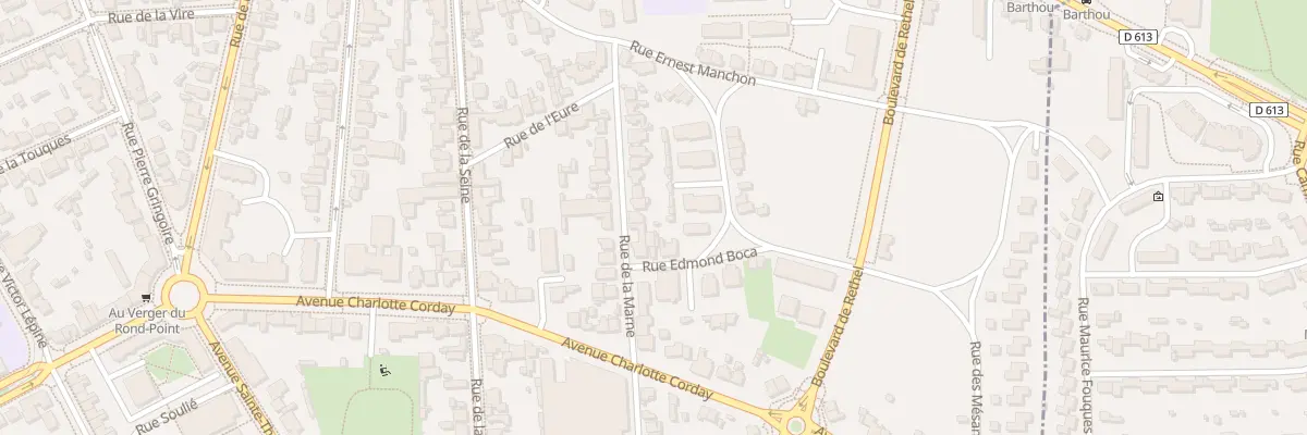 Plan du 21 Rue de la Marne à Caen
